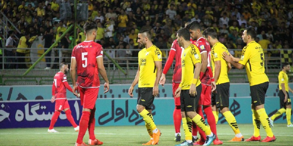 پایان نیمه نخست / تراکتور 1 - سپاهان 1