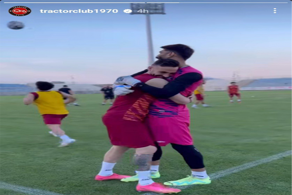 مهاجم پرسپولیسی و صمیمیت خاص با بیرانوند - اخبار تراکتور سازی تبریز مهاجم پرسپولیسی و صمیمیت خاص با بیرانوند