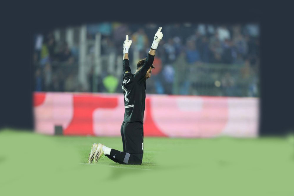 بیرانوند مثل یک دربی شادی کرد (عکس)