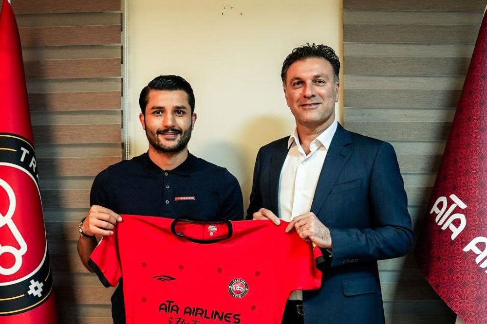 عارف غلامی و علامت غلبه بر مصدومیت! - اخبار تراکتور سازی تبریز عارف غلامی و علامت غلبه بر مصدومیت!