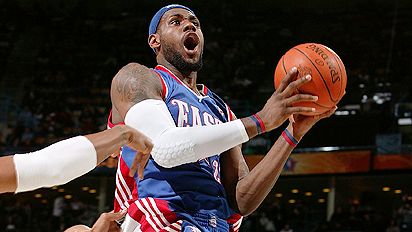 لبرون جیمز برای تیم NBA