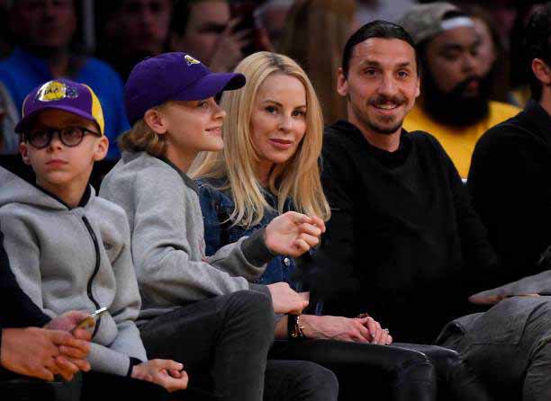 عکس خانوادگی زلاتان ایبراهیموویچ