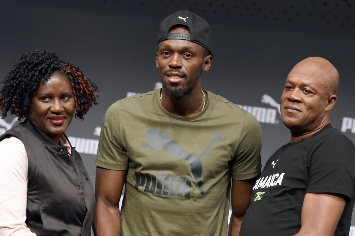 عکس خانوادگی یوسین بولت عکس خانوادگی یوسین بولت