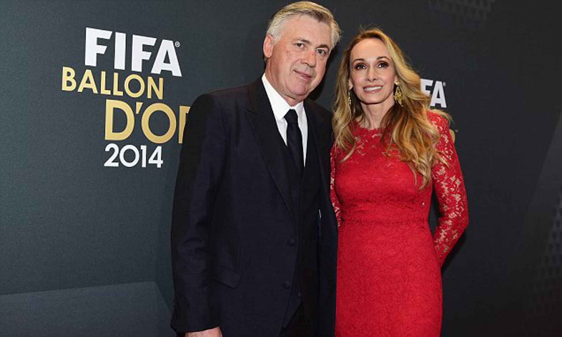 عکس کارلو آنچلوتی و همسرش