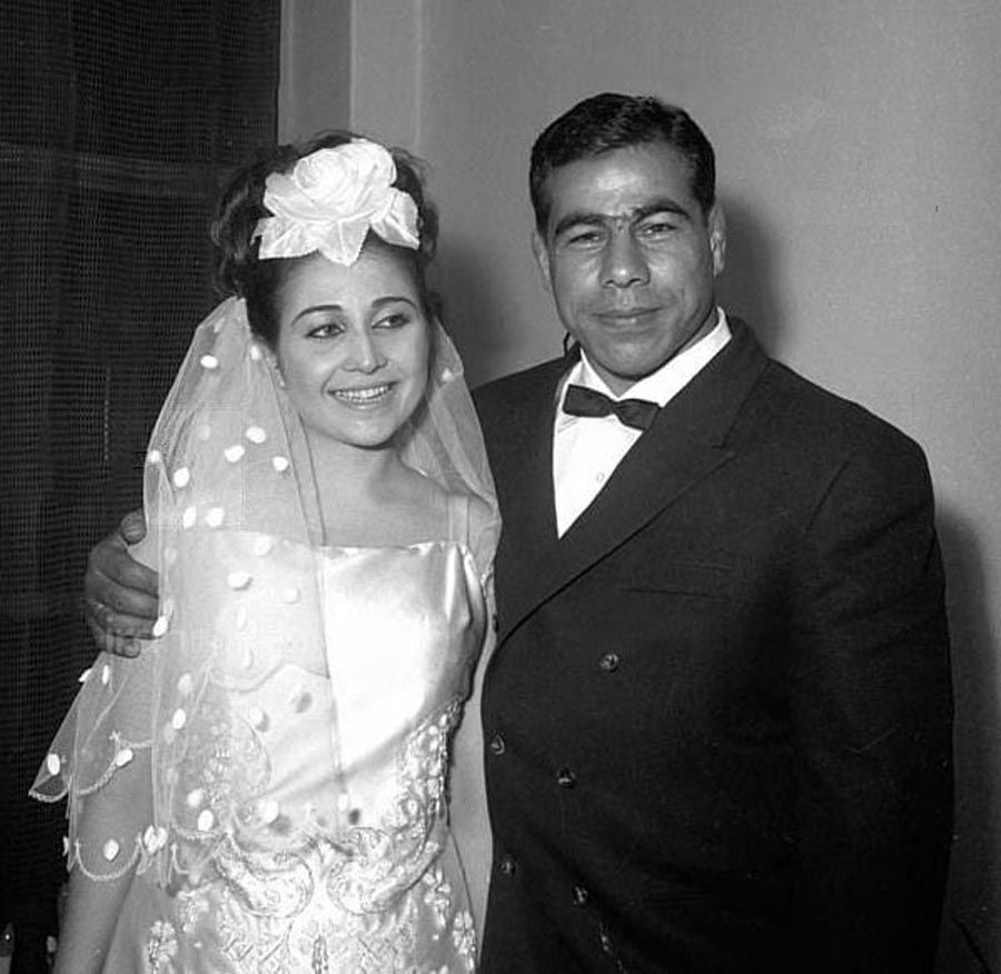 غلامرضا تختی و همسرش غلامرضا تختی و همسرش