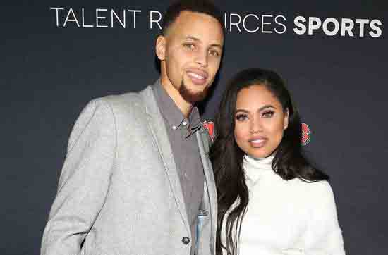 عکس استفن کاری و همسرش