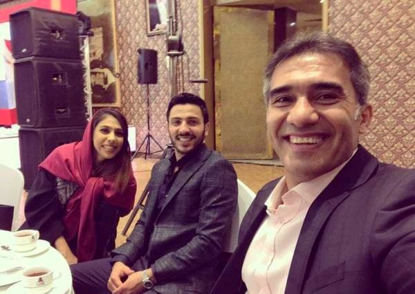 نگار عابدزاده و همسرش رهام هاشمی 