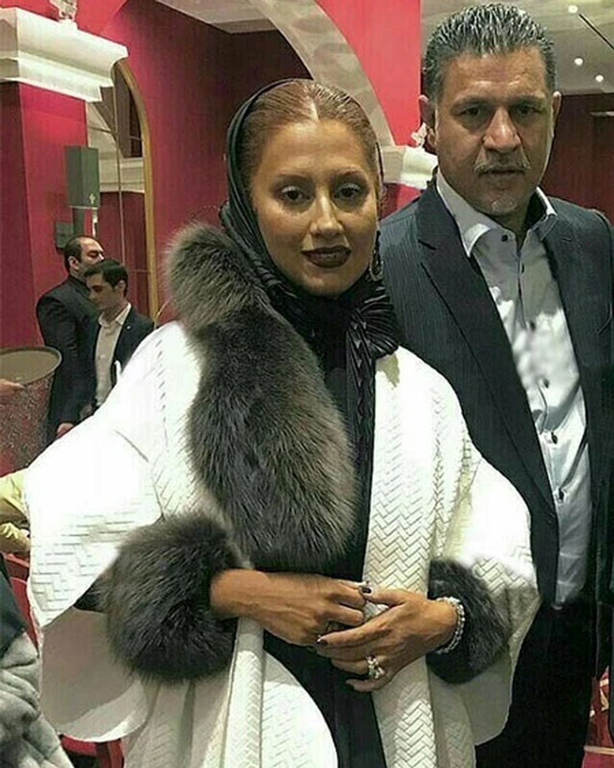 علی دایی و همسرش