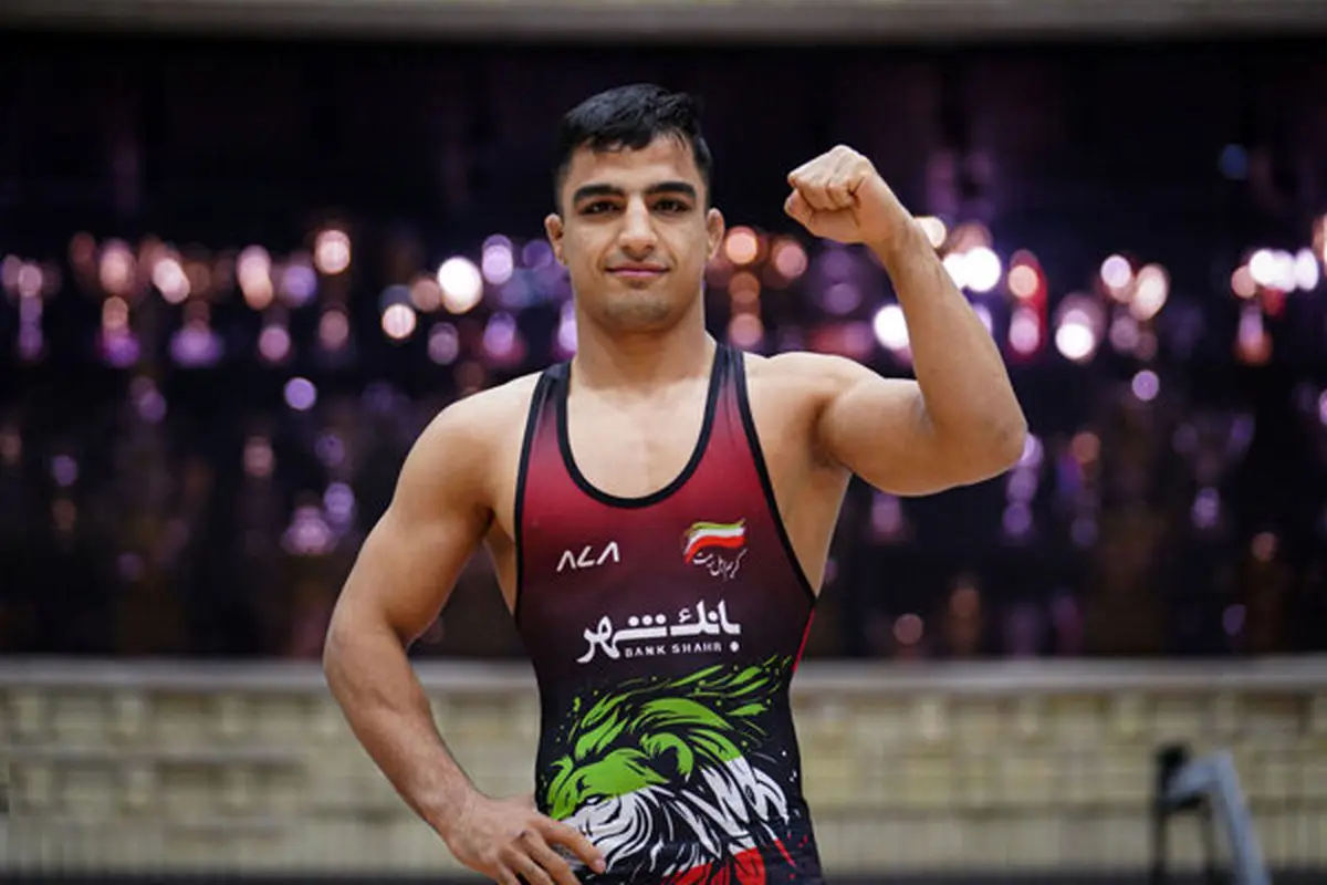 عکس احمد محمدنژاد جوان کشتی