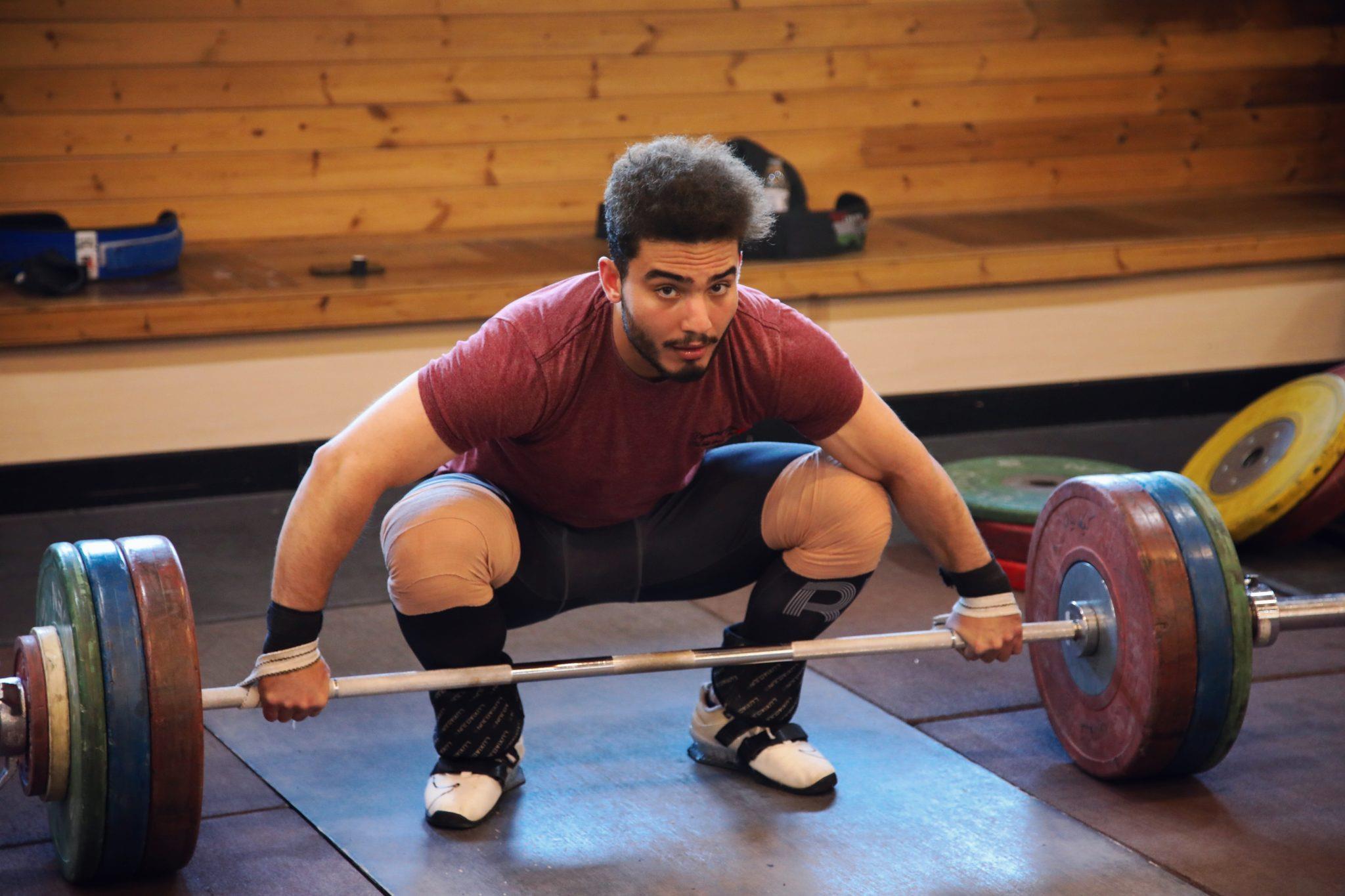 عکس ایلیا صالحی پور وزنه بردار