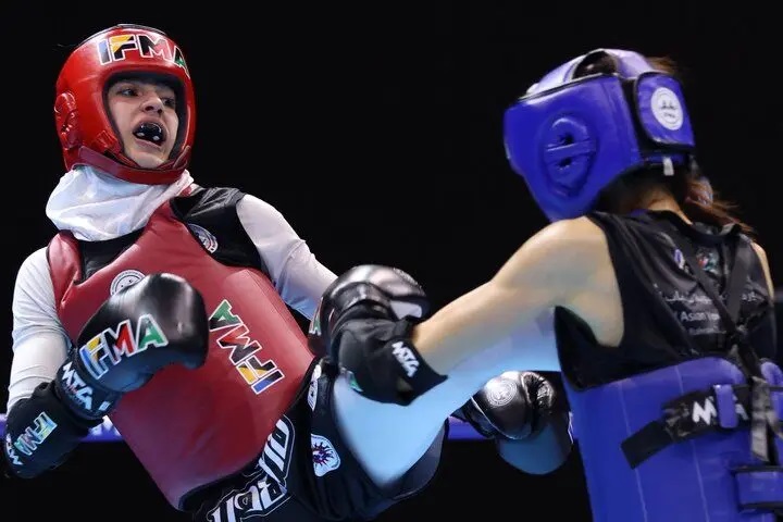 عکس روژان بهنامی مدال طلای