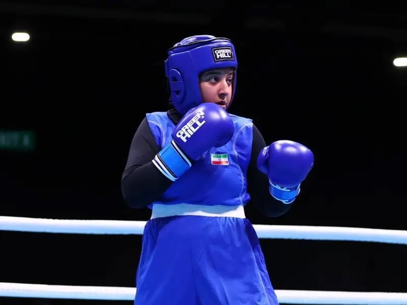 عکس فاطمه رستگار بوکسر