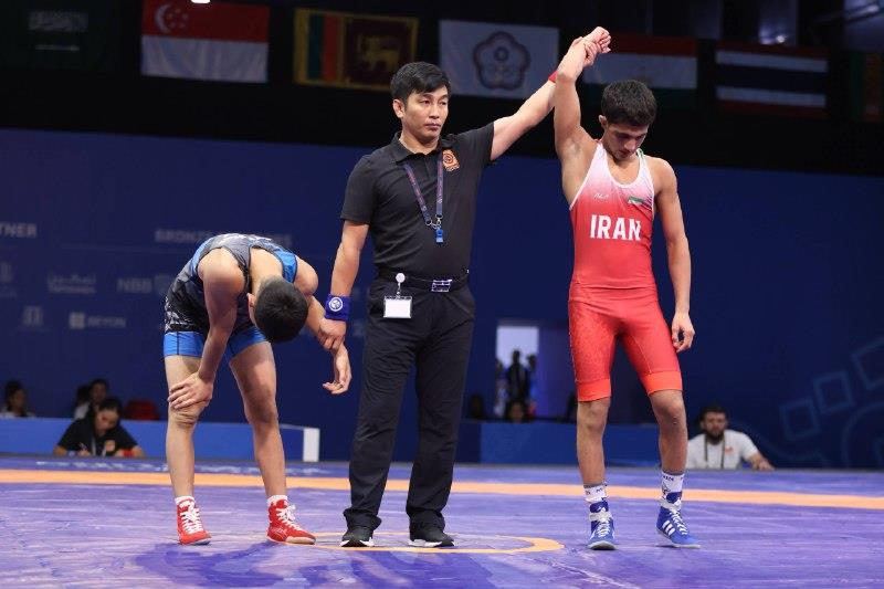 نقره کشتی آزاد به الهی رسید نقره کشتی آزاد به الهی رسید